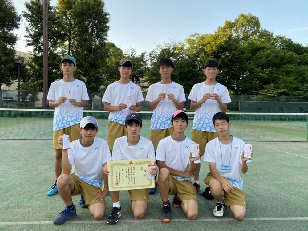 男子ソフトテニス部　インハイ予選団体